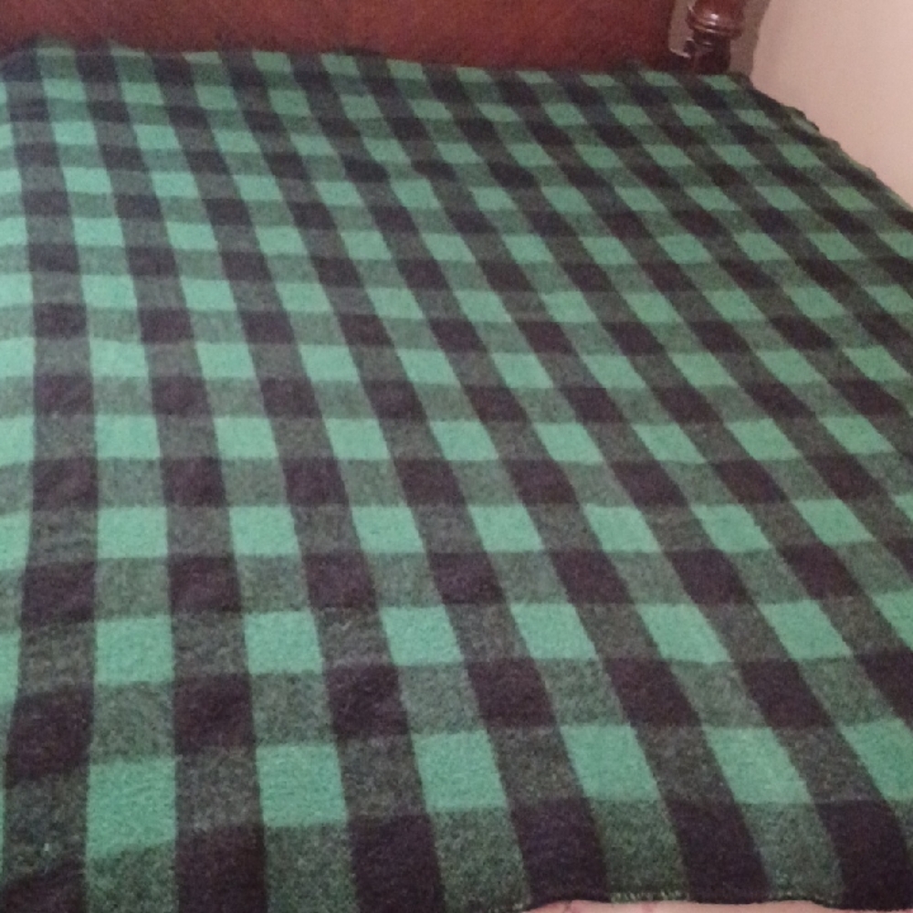 Northwestern Woolen Mills Blanket 80 % WOOL 29 % Nylon 62x84